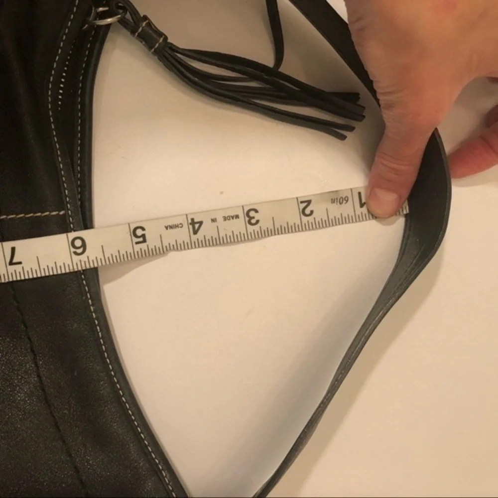 Coach black leather soho bag